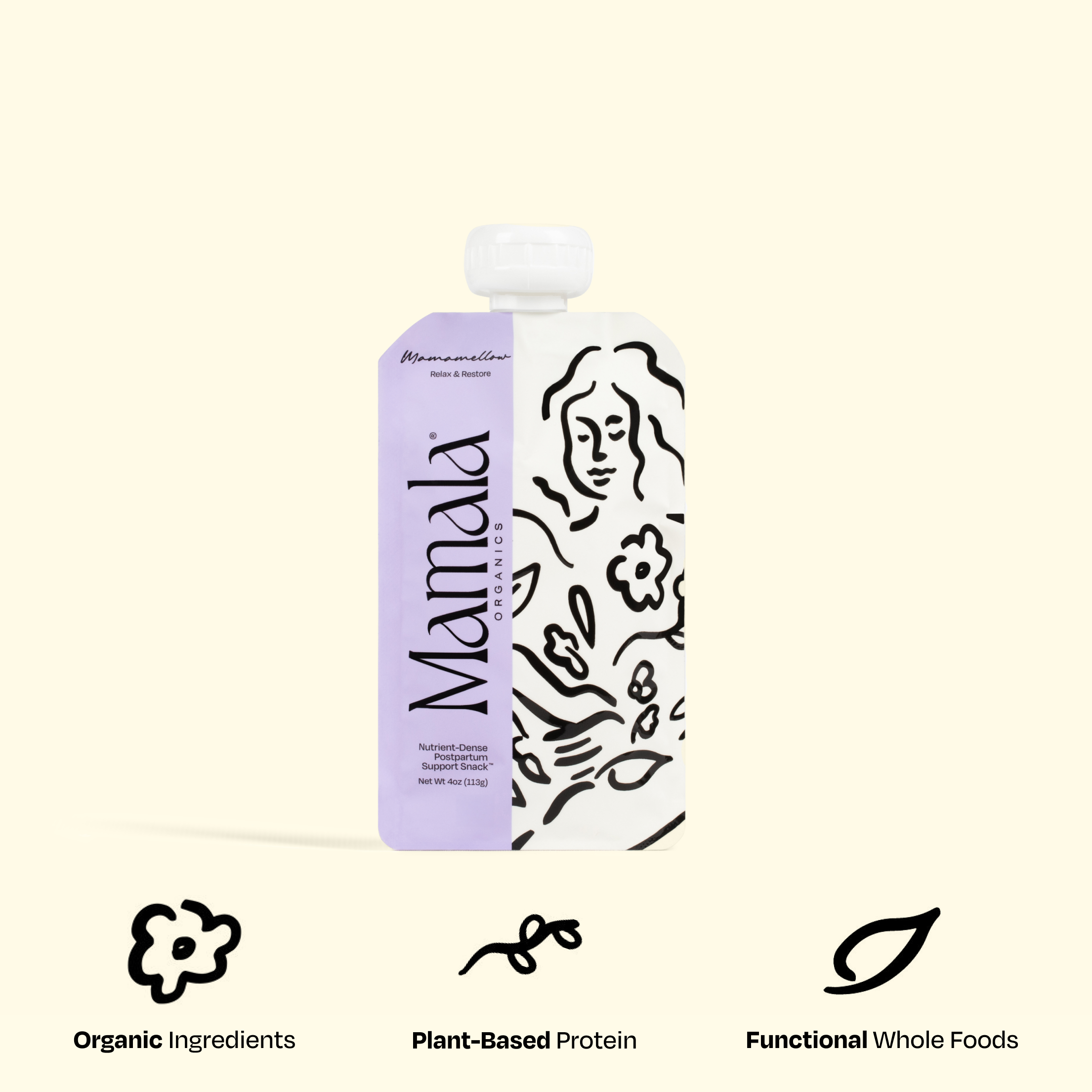 Mamamellow Support Snack™ – Mamala Organics