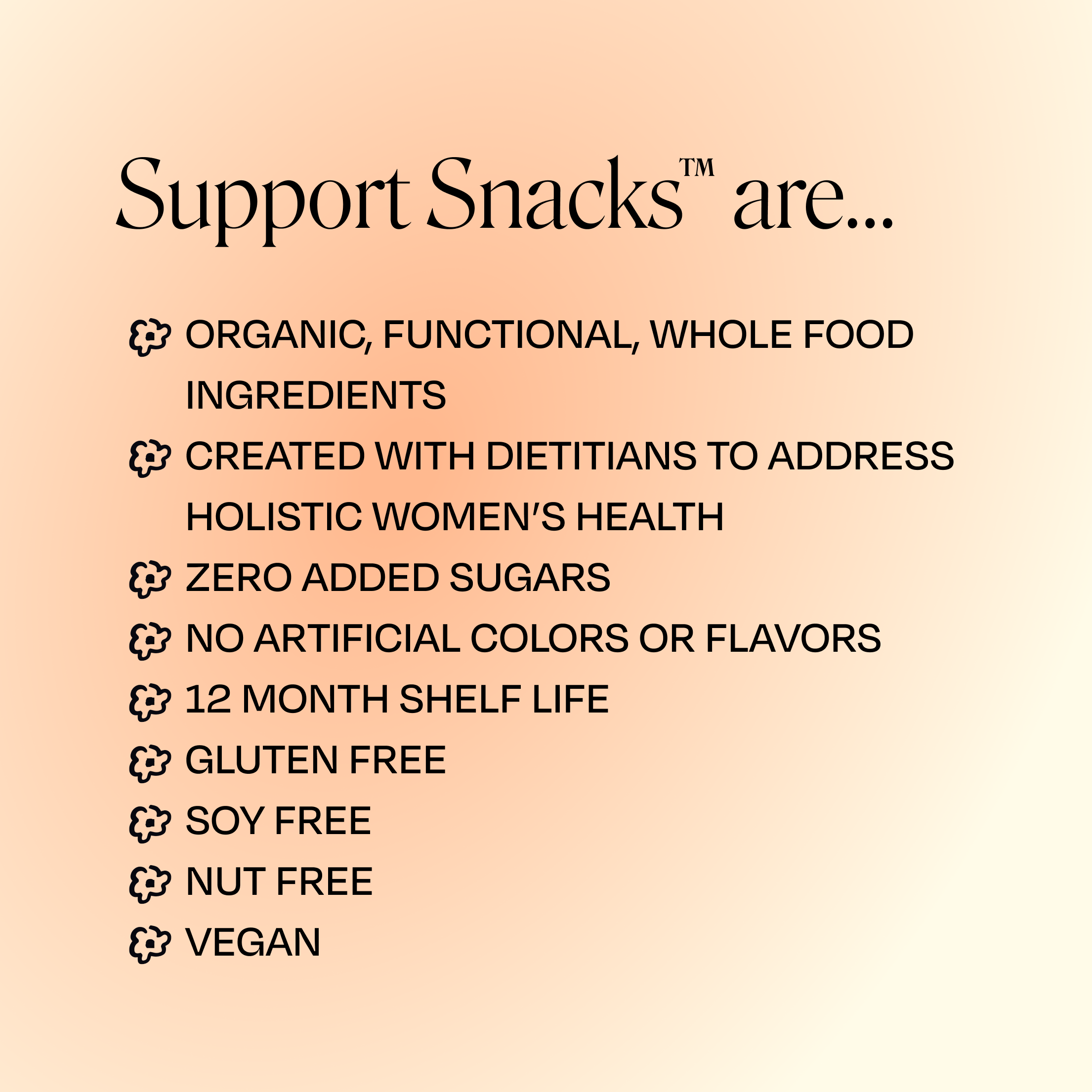 Mamamind Support Snack™ by Mamala Organics has lion's mane, is vegan, nut free, organic, and contains no added sugar.