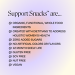 Mamala Organics’ Support Snack™ Duo: organic, dietitian-made snacks free from gluten, soy, nuts & added sugars.