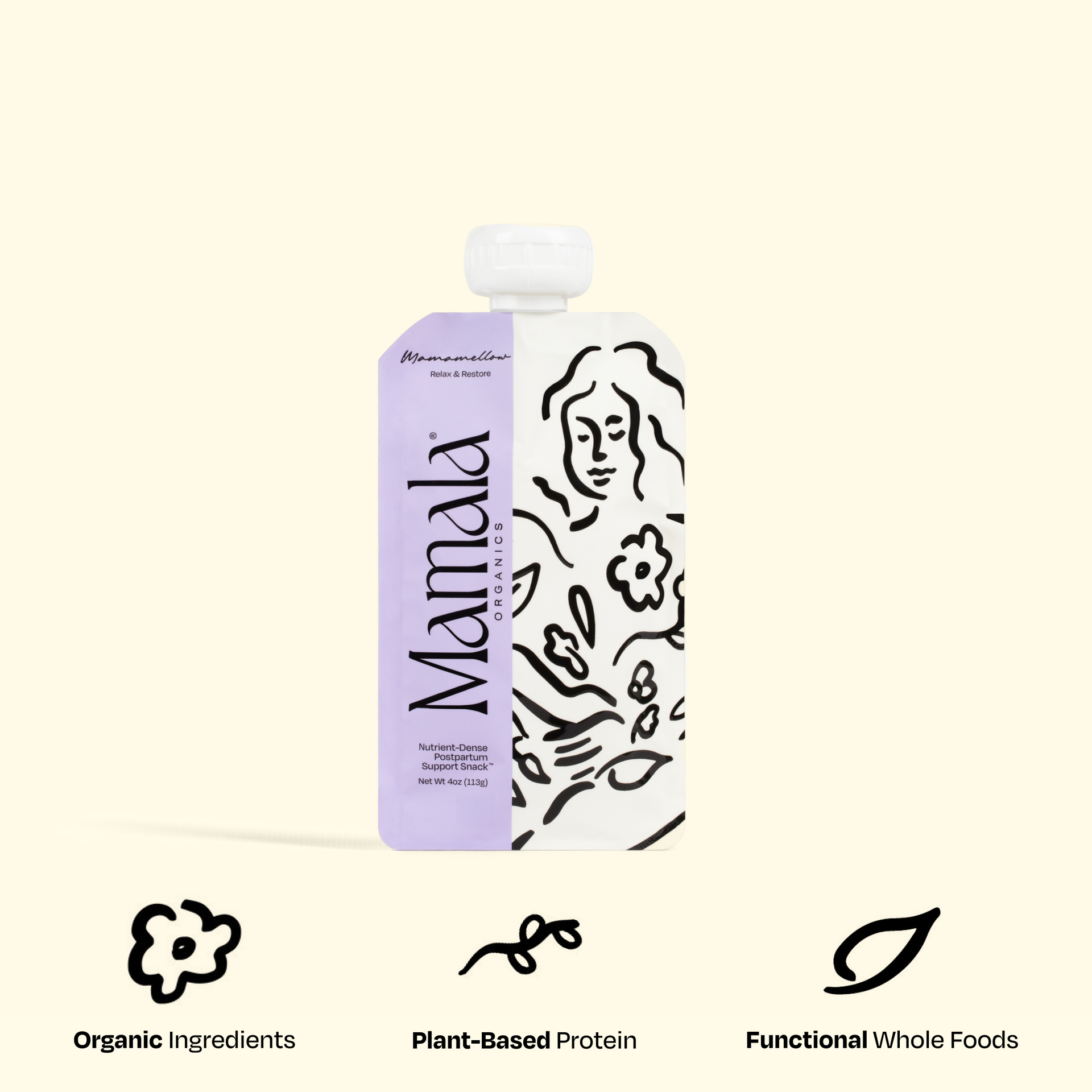 Mamamellow Support Snack™ – Mamala Organics