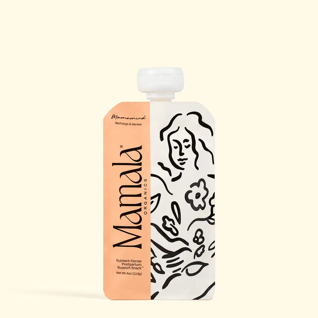 Mamala Postpartum Support Snack pouch – Mamamind flavor front of package